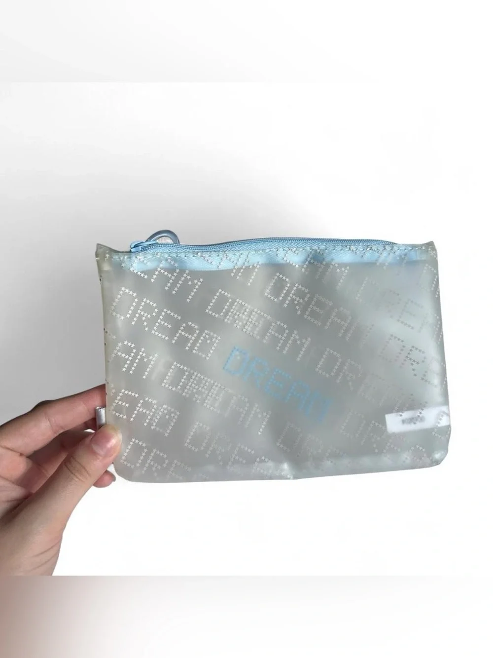 IPSY “Dream” Clear Blue Star Glam Bag – January 2021 Makeup Pouch (Bag Only)